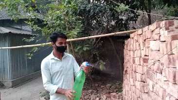 নেত্রকোণা জেলা ইয়ূথ ইউনিটের কো-অর্ডিনেটর সোলায়মান শেখ করোনা মুক্ত গ্রাম গড়ে তুলতে চায়।